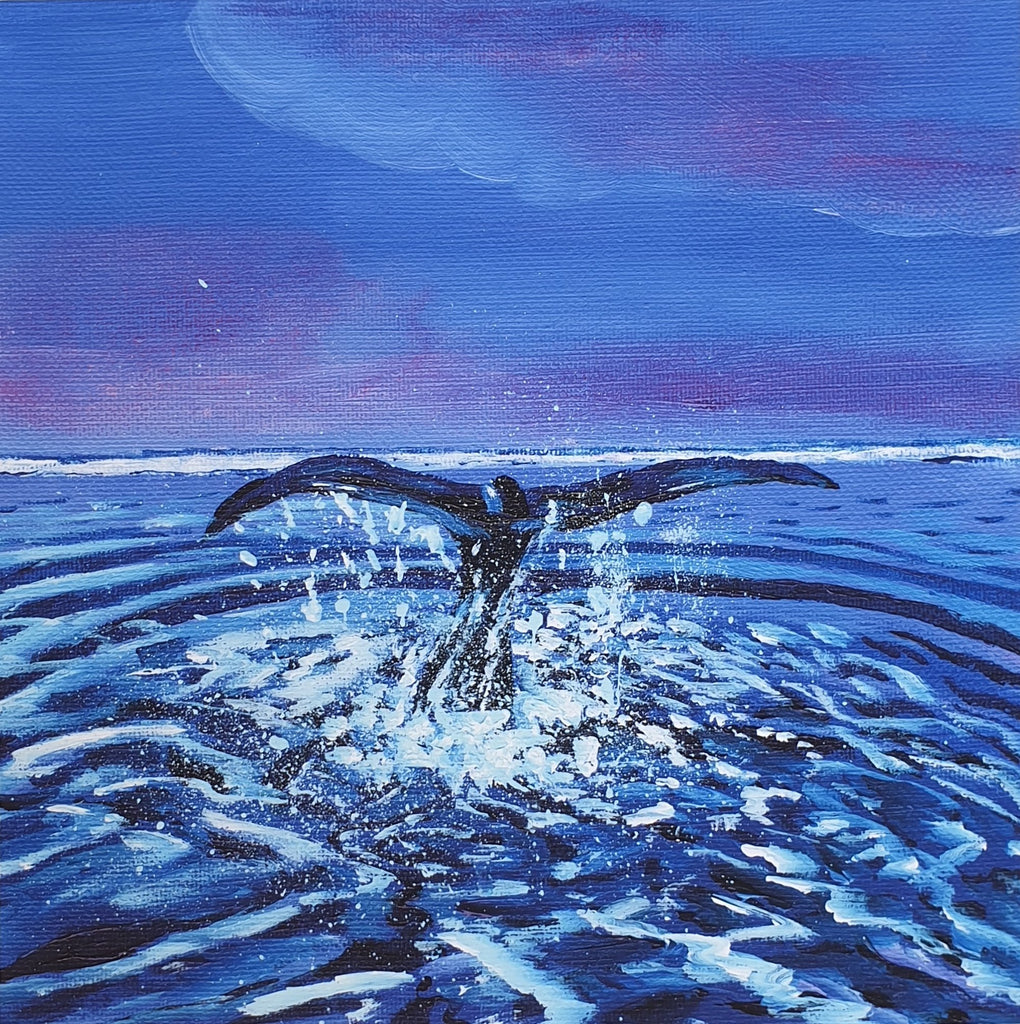 A Whale's Tail Fine Art Print