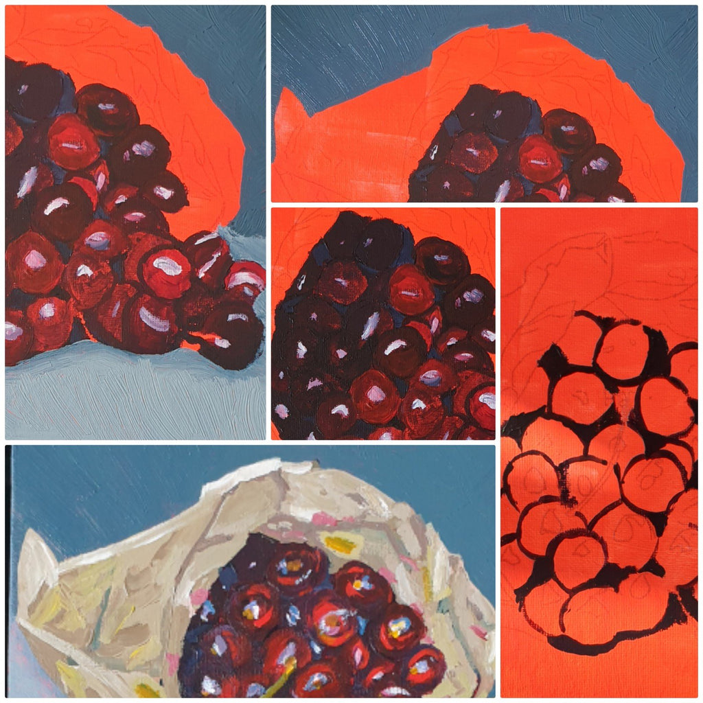 Bag of Cherries - Original Painting.