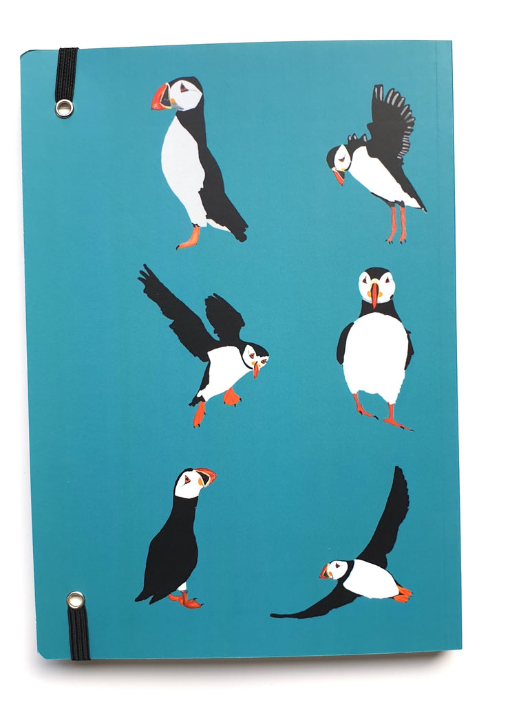 Luxury A5 Puffin Notebook