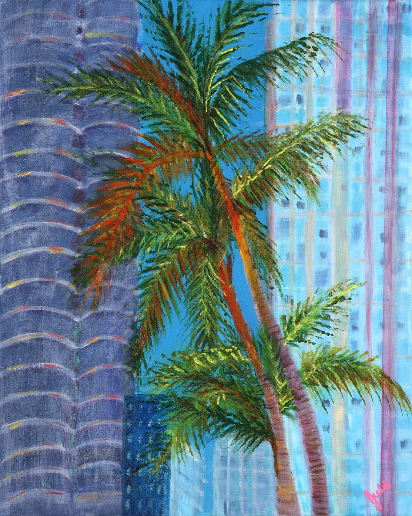 Miami Palms - Original Painting