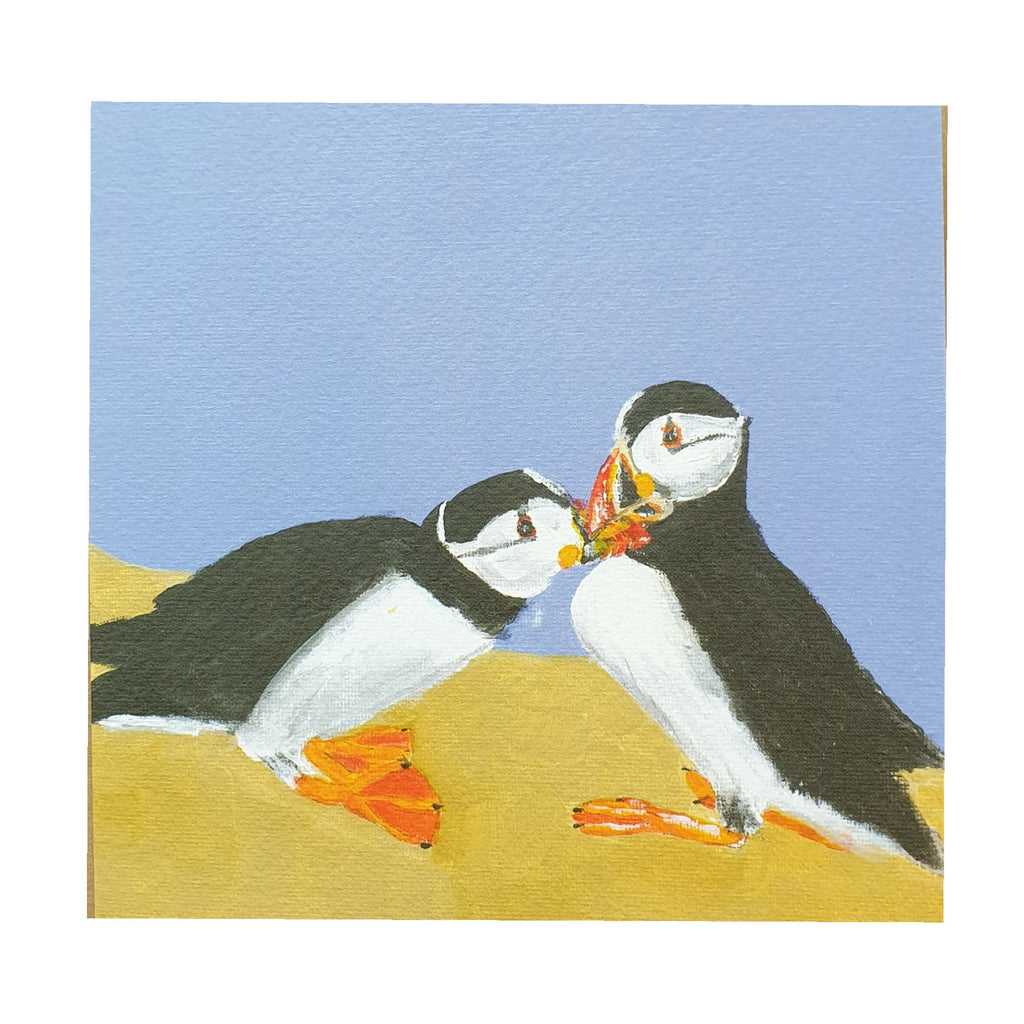 Puffin Love Greetings Card