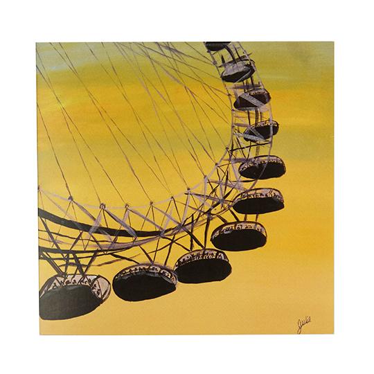 Sunset at the Eye Greetings Card