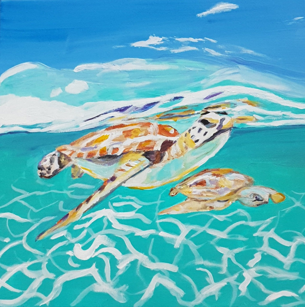 Turtle Days - Original Painting