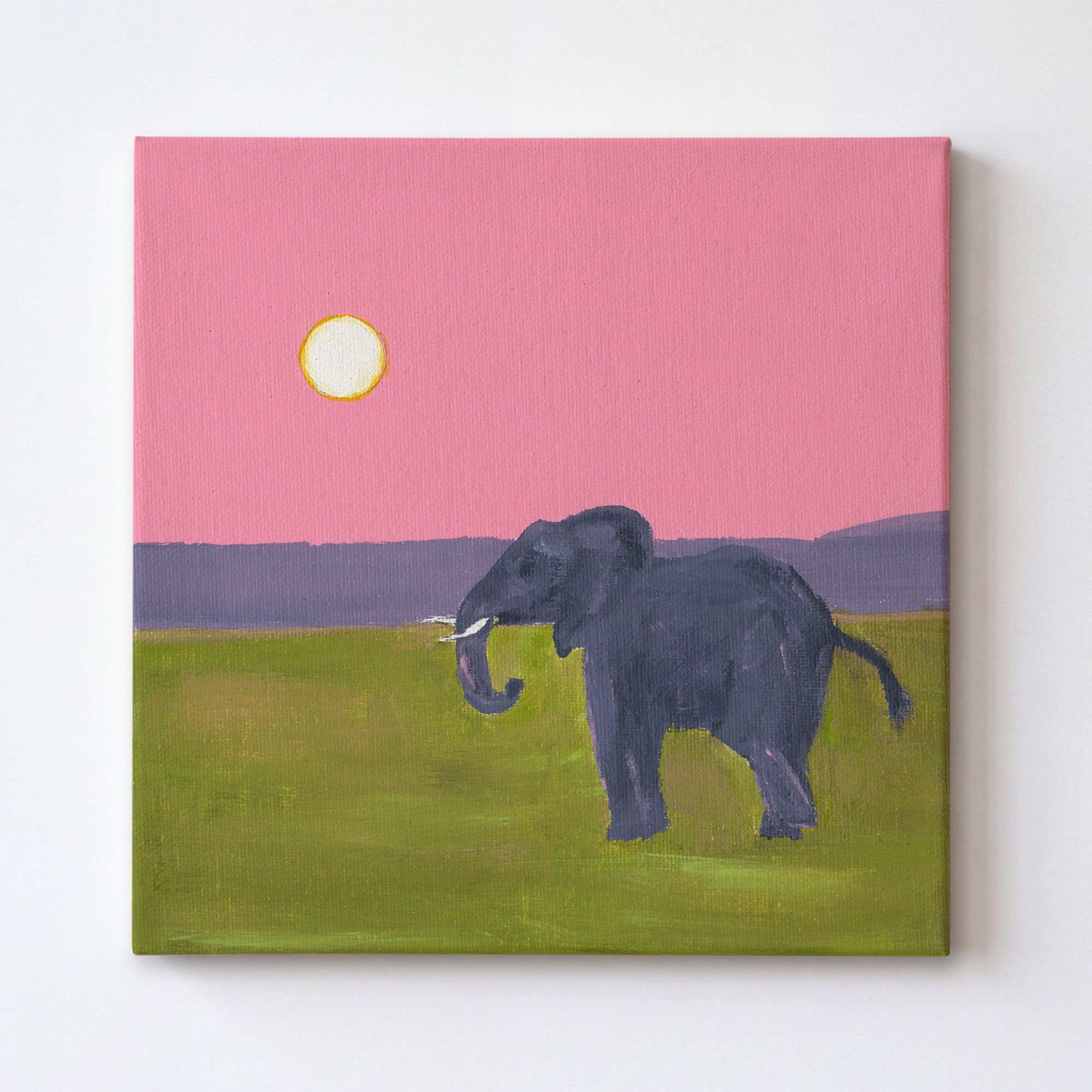 Original African Elephant Painting