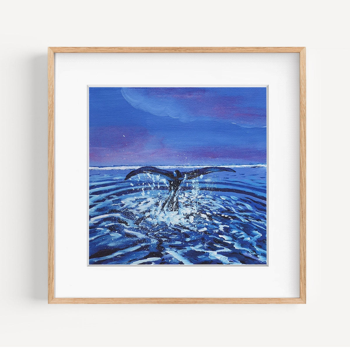 A Whale's Tail Fine Art Print