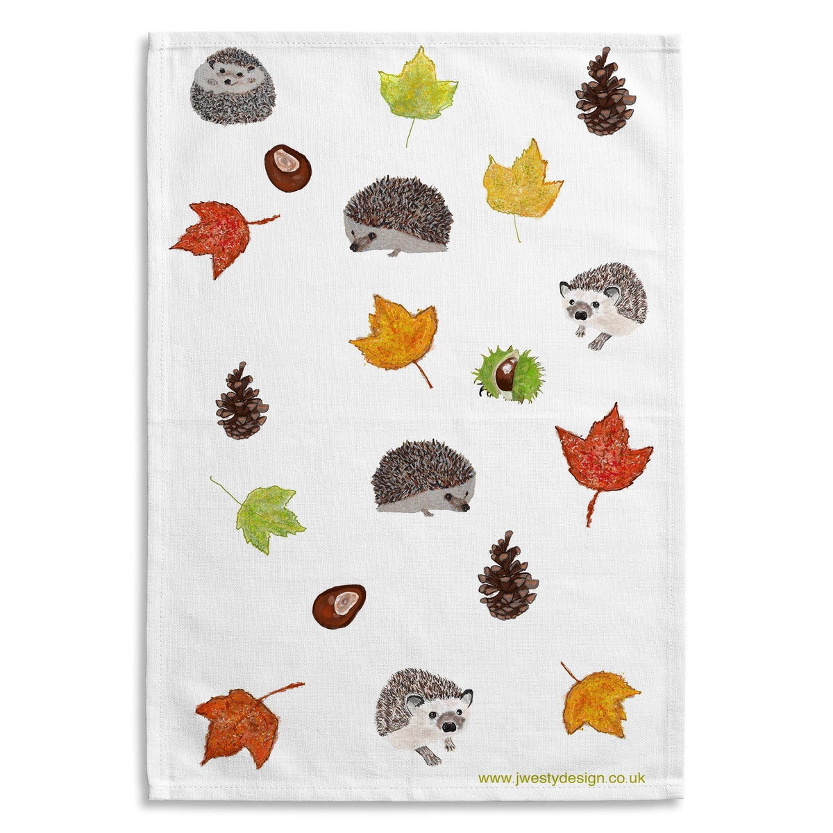 Autumn Leaves Tea Towel