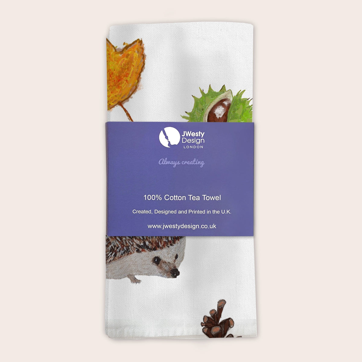 Autumn Leaves Tea Towel
