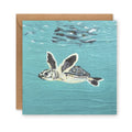 Baby Sea Turtle Greetings Card