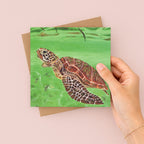 Bahamar Turtle Greetings Card