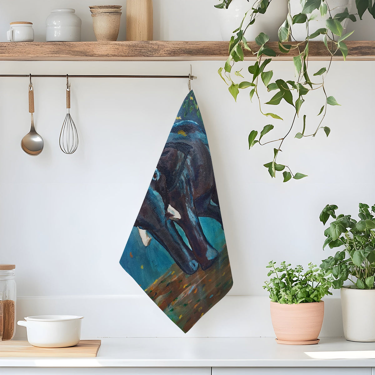 Blue Elephant XL Tea Towel