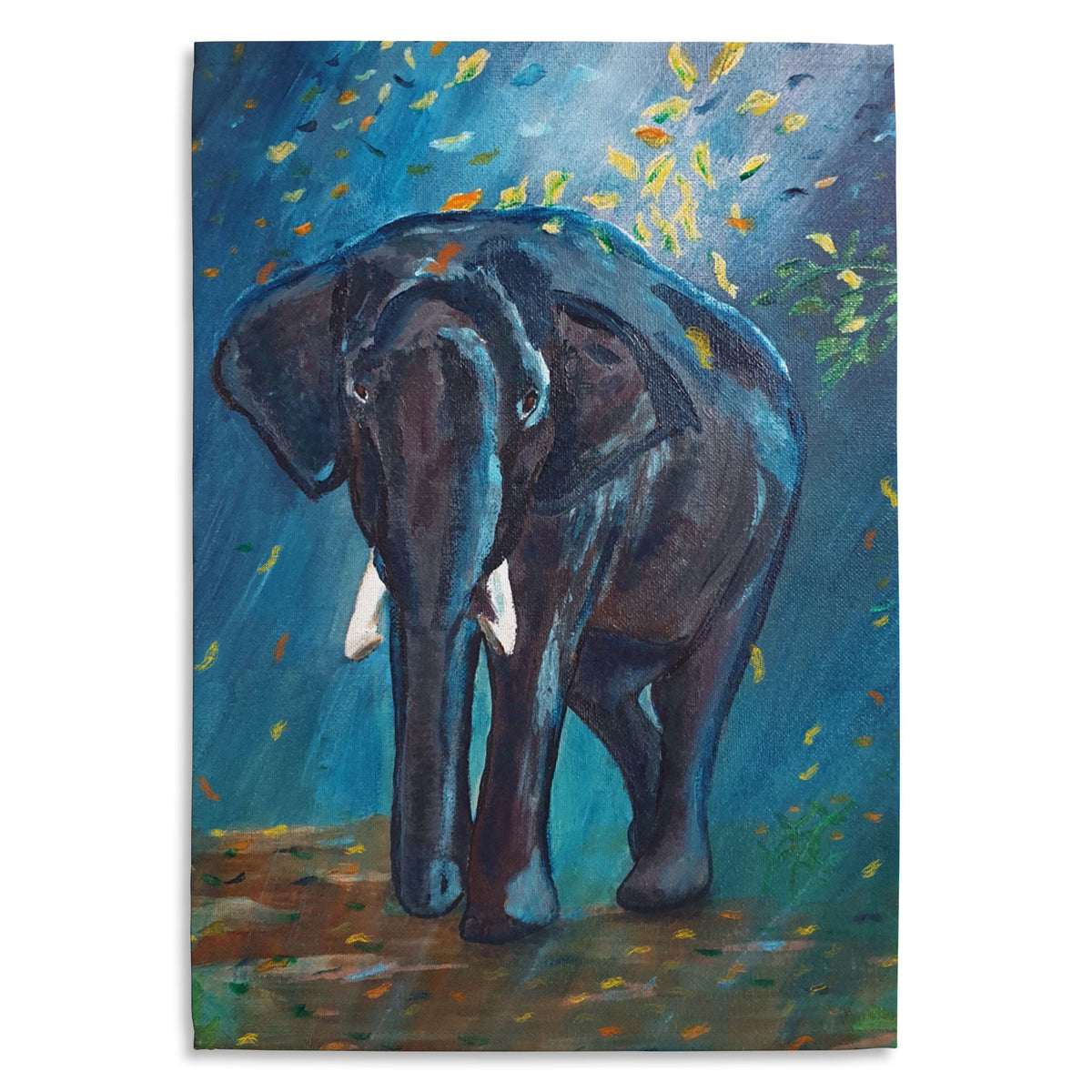 Blue Elephant XL Tea Towel