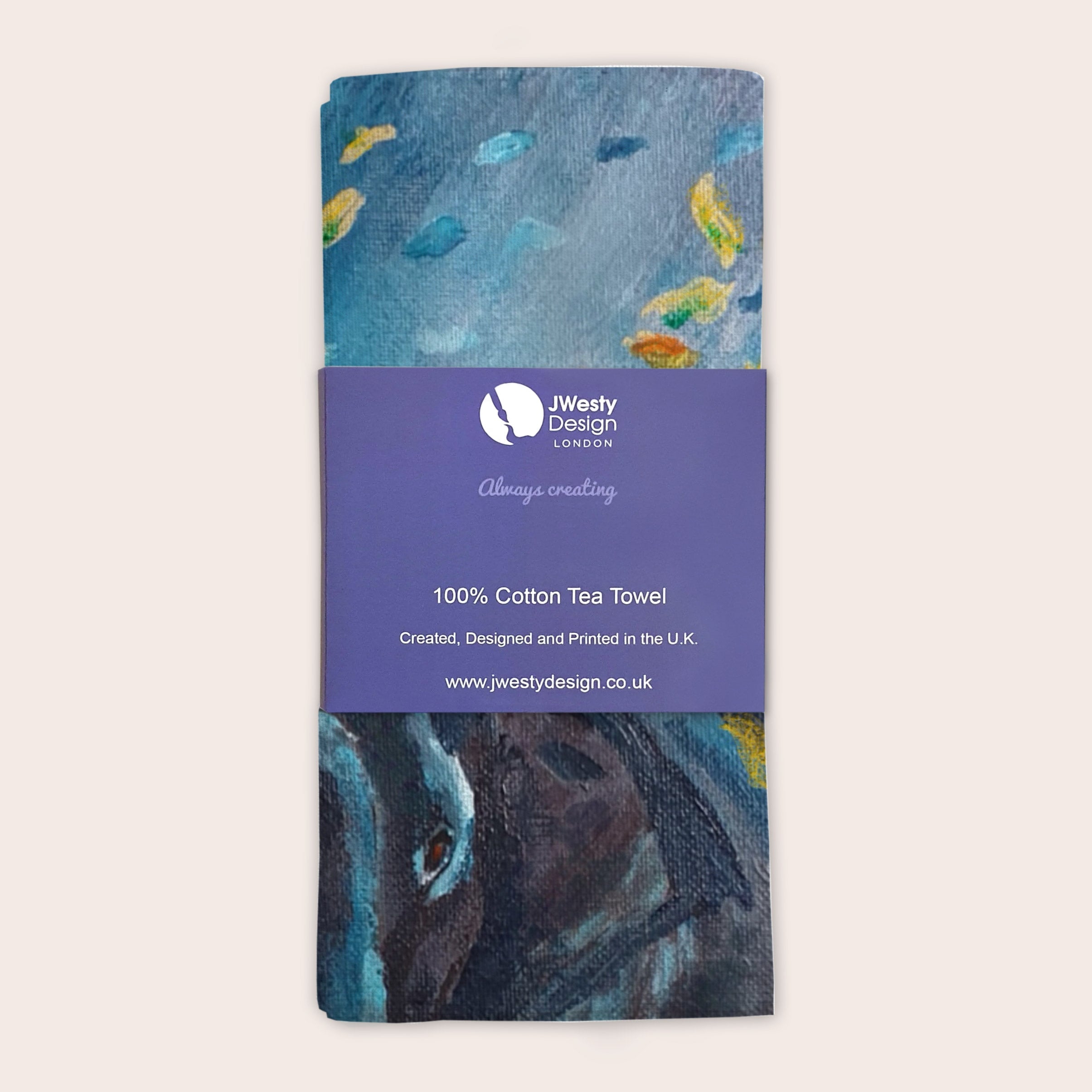 Blue Elephant XL Tea Towel