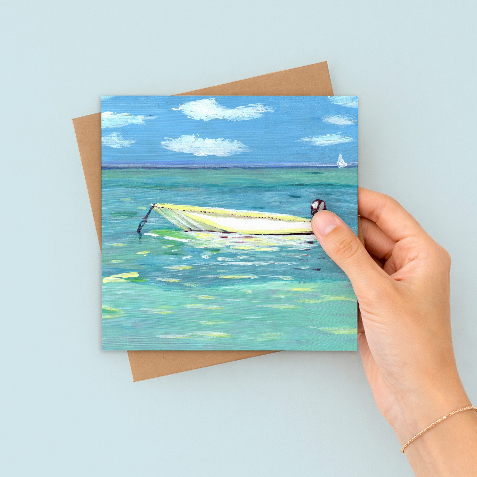 Boat Life Greetings Card