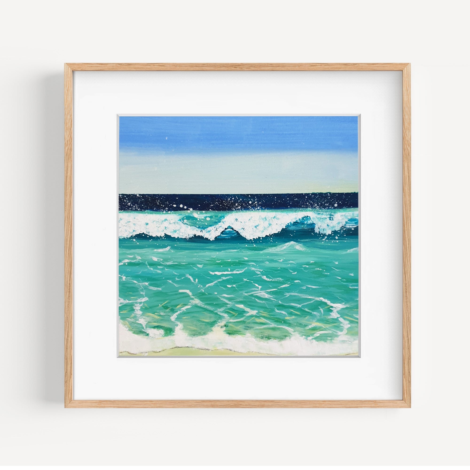 Breaking Waves Art Print