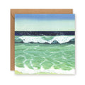 Breaking Waves Greetings Card