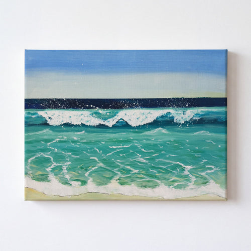 Breaking Waves - Original Painting by Julie Westmore