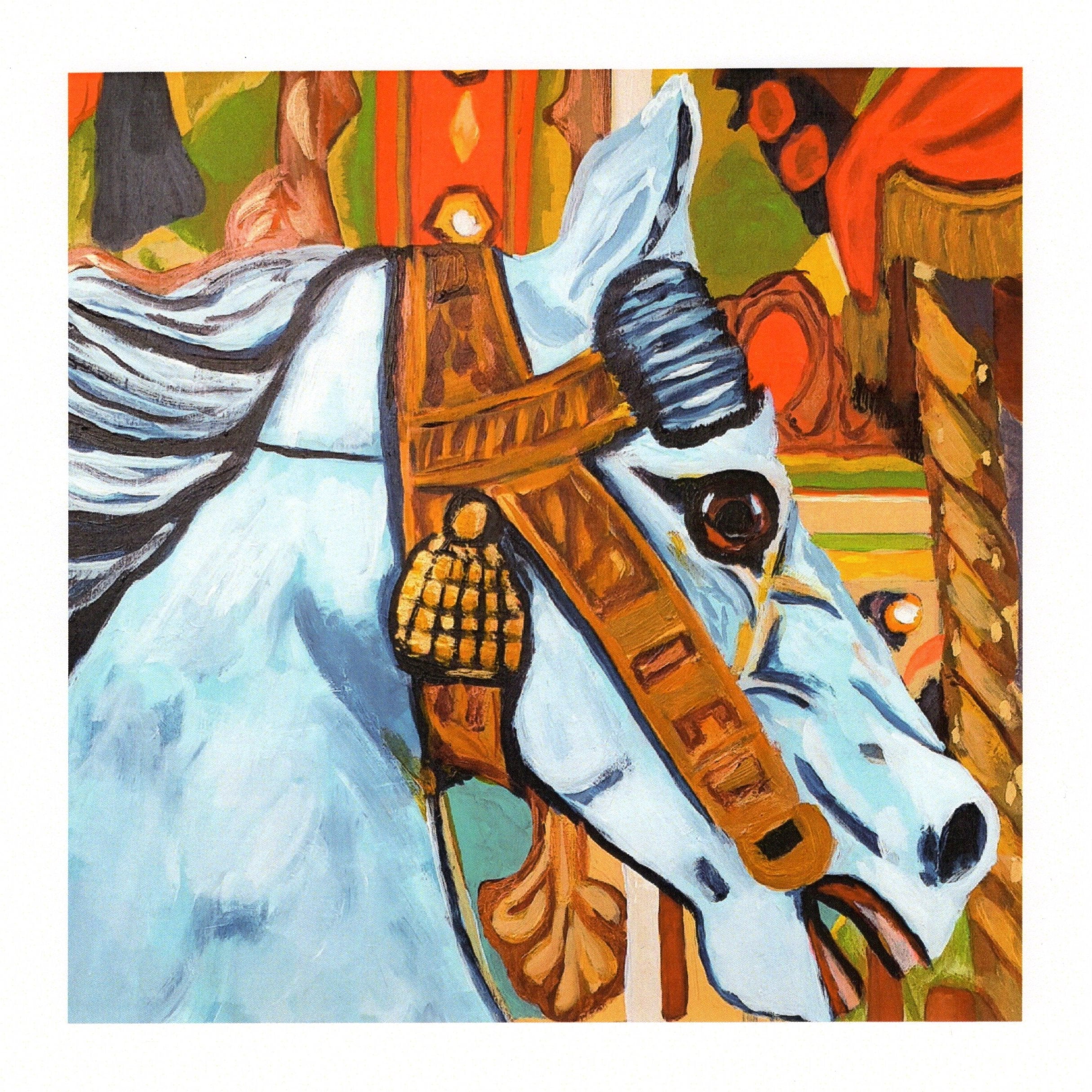 Carousel Horse Art Print