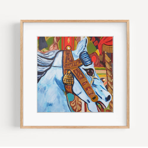 Carousel Horse Art Print