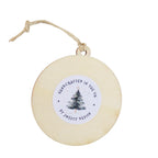 Christmas Tree Turtle Wooden Ornament