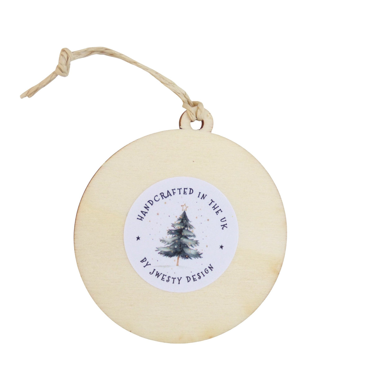 Christmas Tree Turtle Wooden Ornament