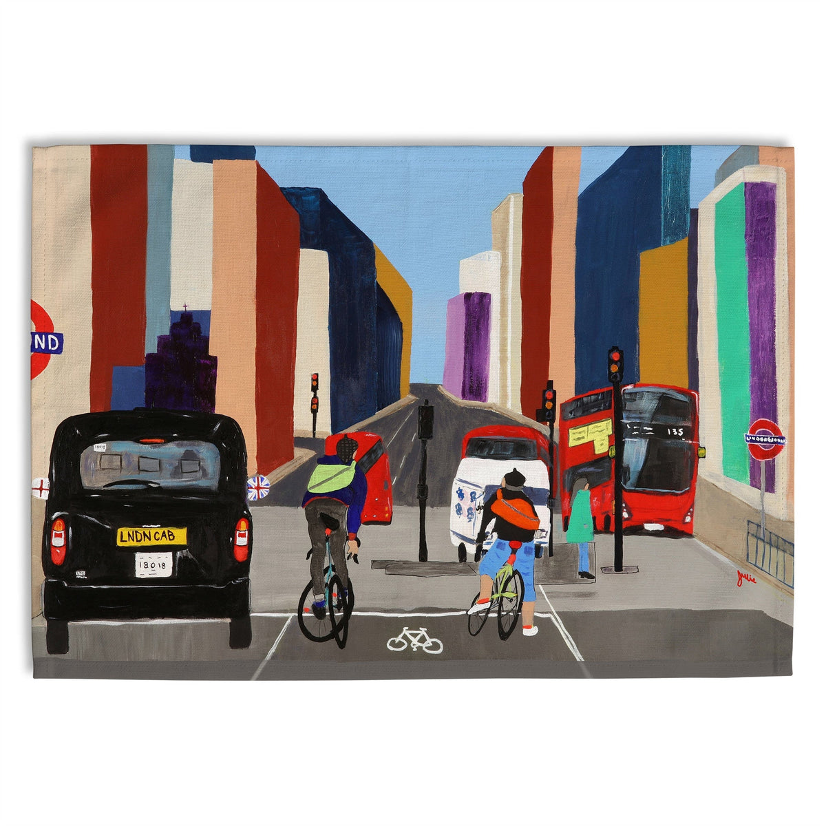 Cityscape XL Tea Towel