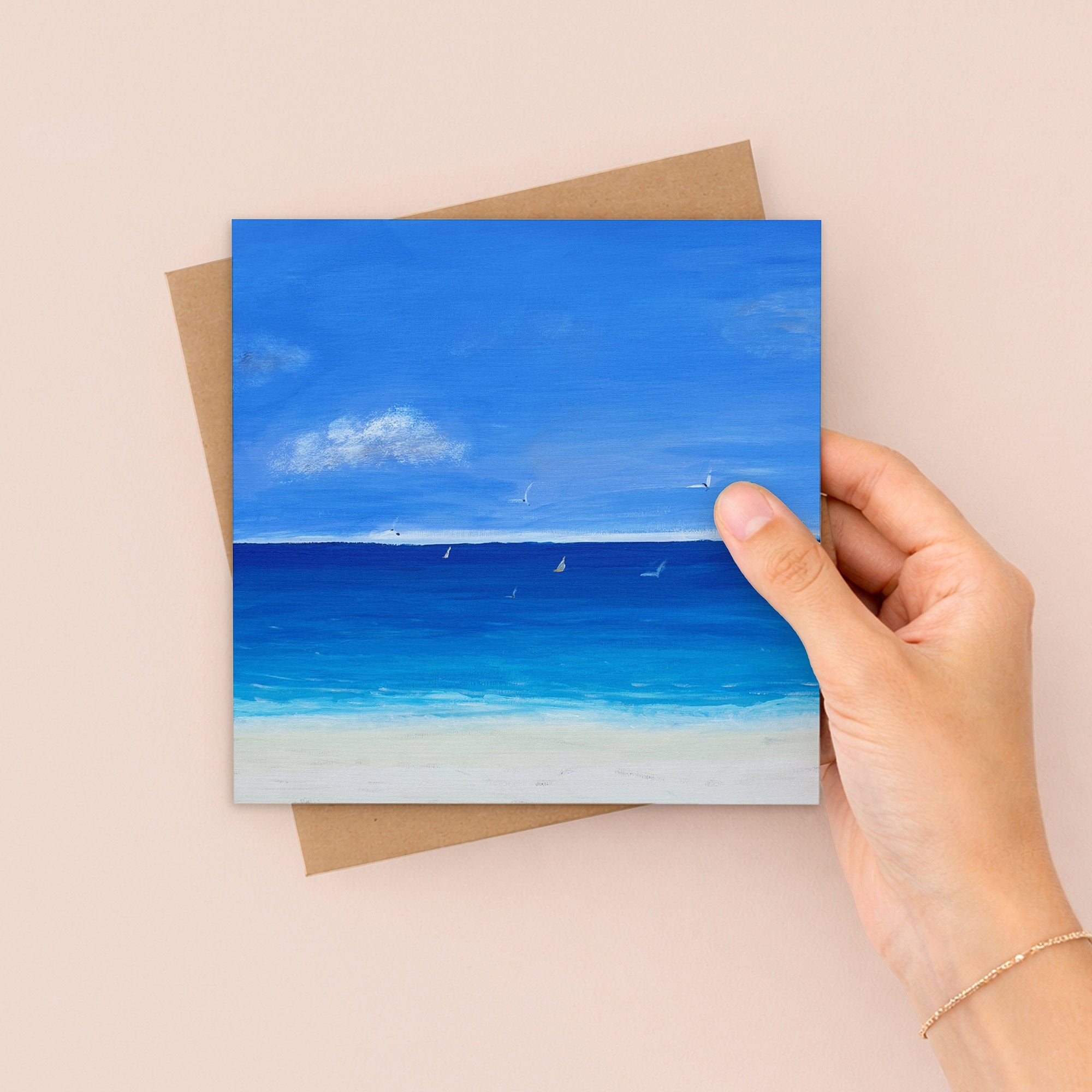 Day at the Beach Greetings Card