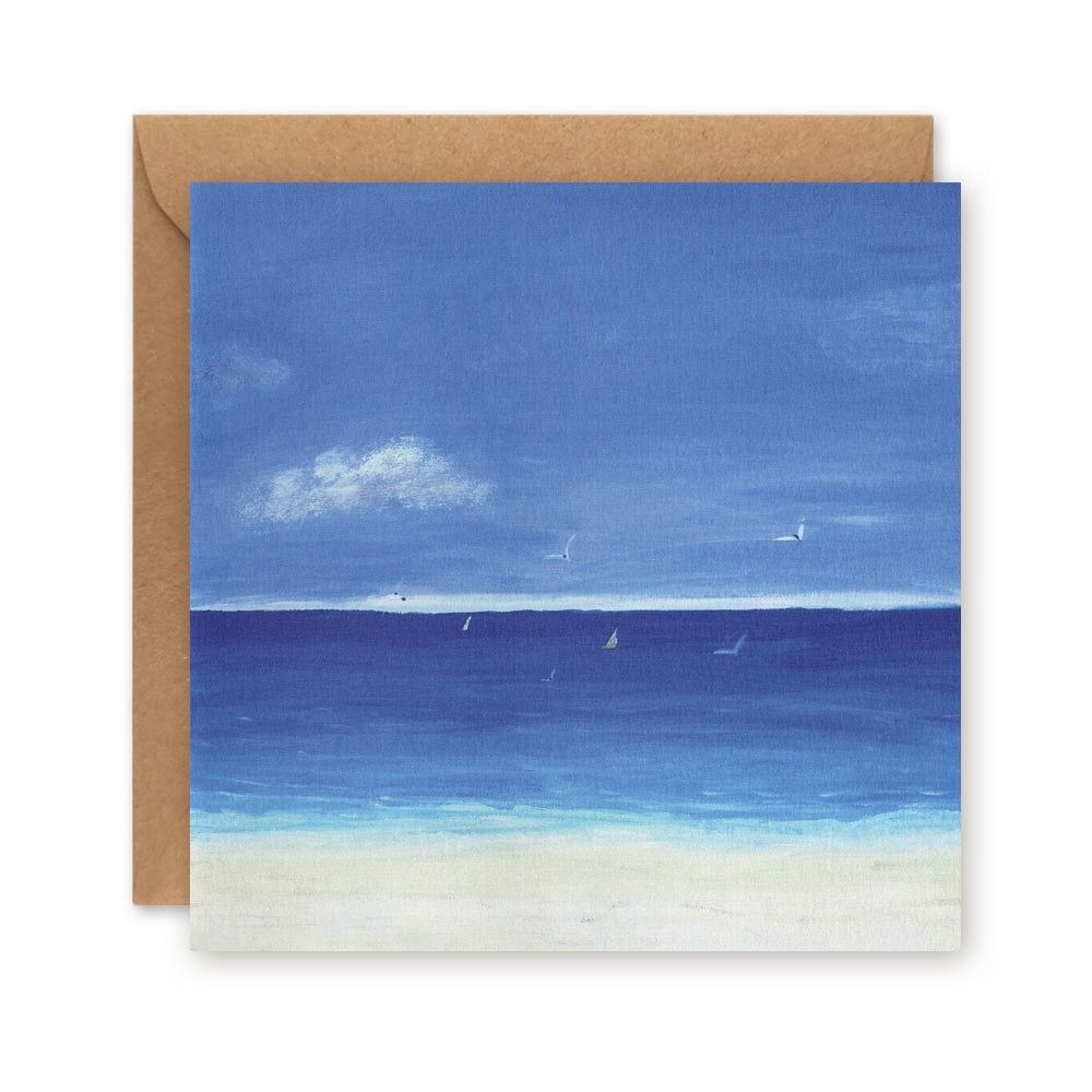 Day at the Beach Greetings Card