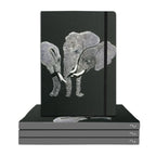 Elephants A5 Notebook (Blank Paper)