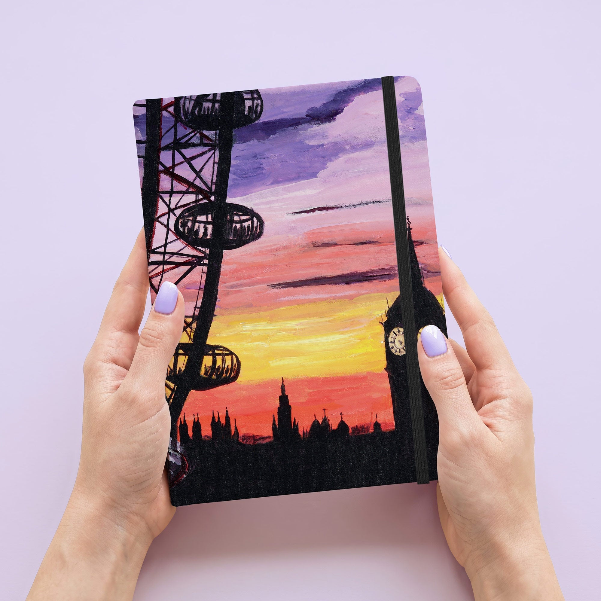Eye on Big Ben A5 Luxury Notebook (Lined)