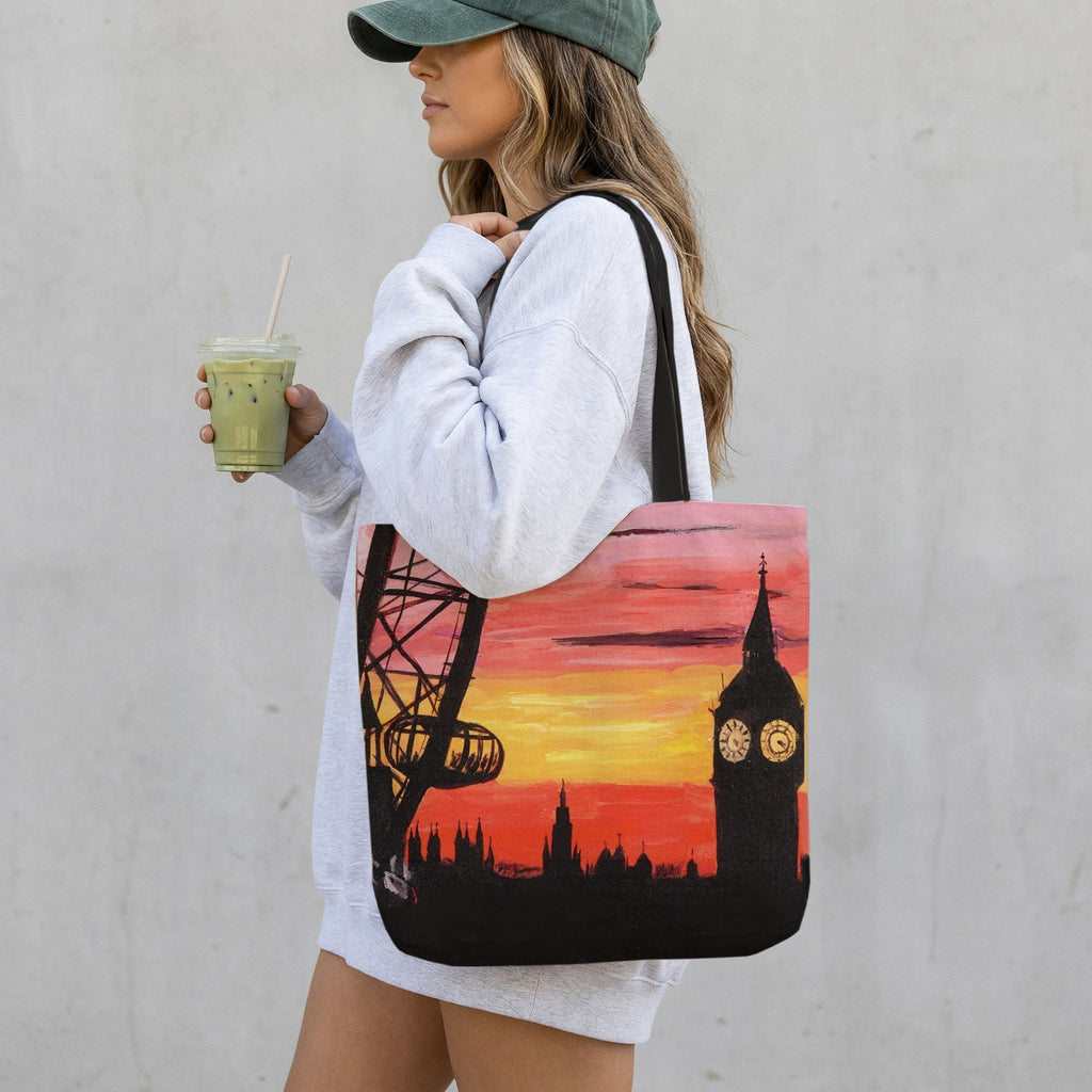 Eye on Big Ben Canvas Tote