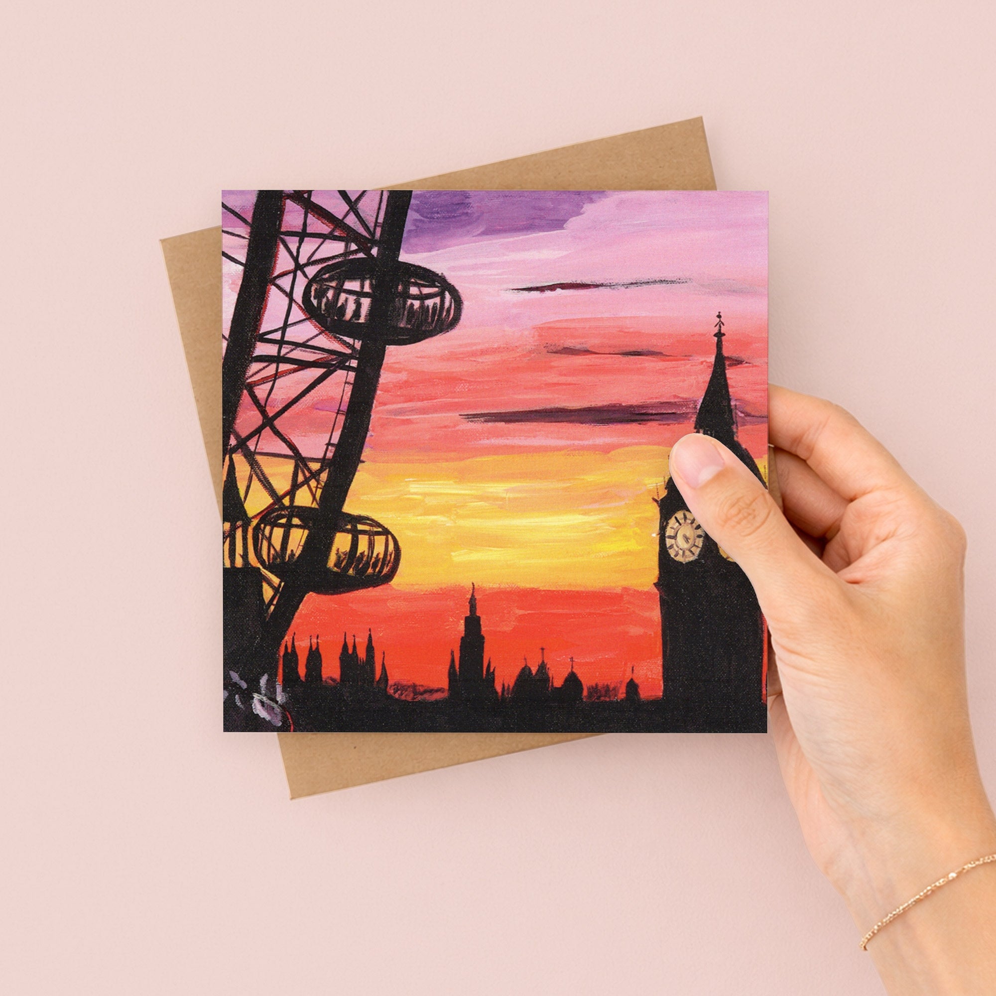 Eye on Big Ben Greetings Card
