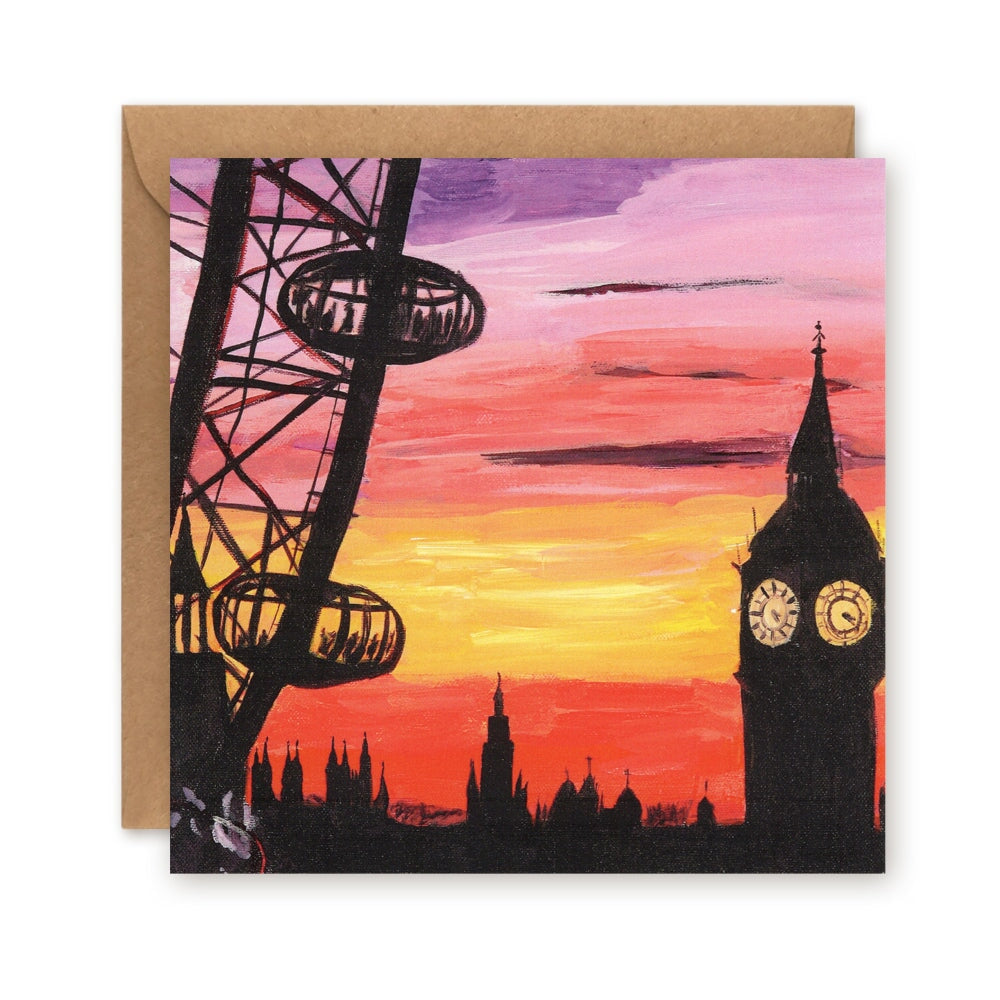 Eye on Big Ben Greetings Card