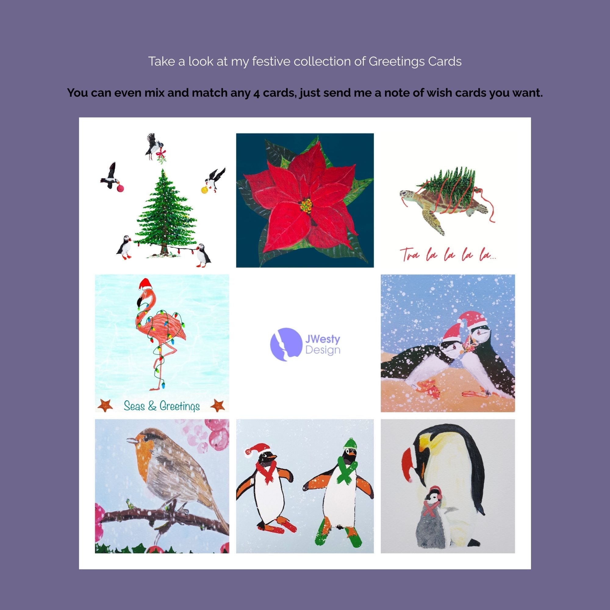 Festive Seas Greetings Card