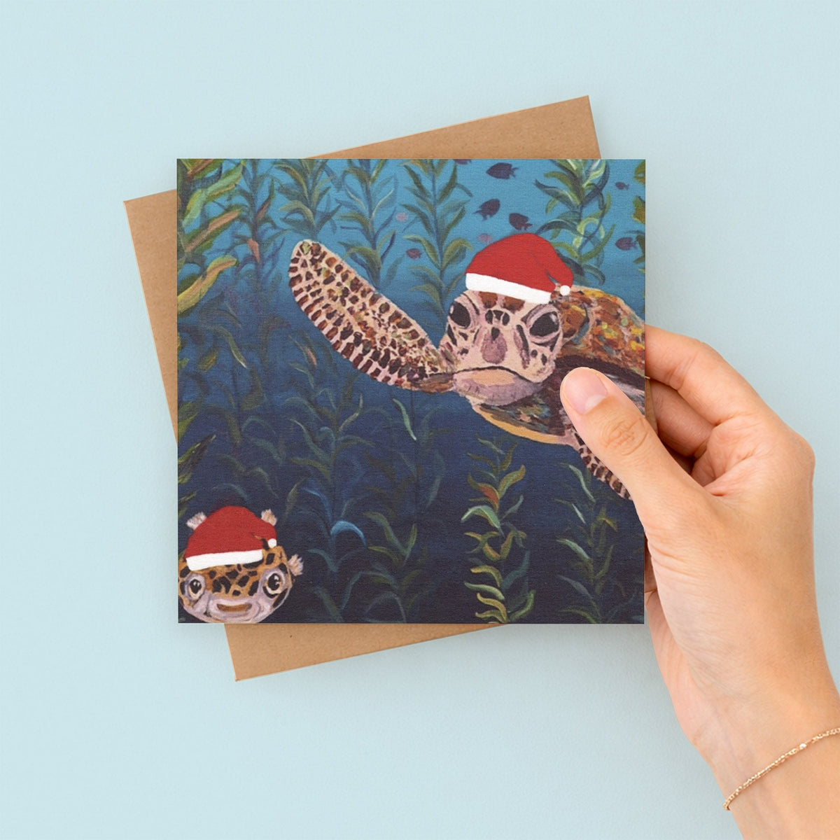 Festive Seas Greetings Card