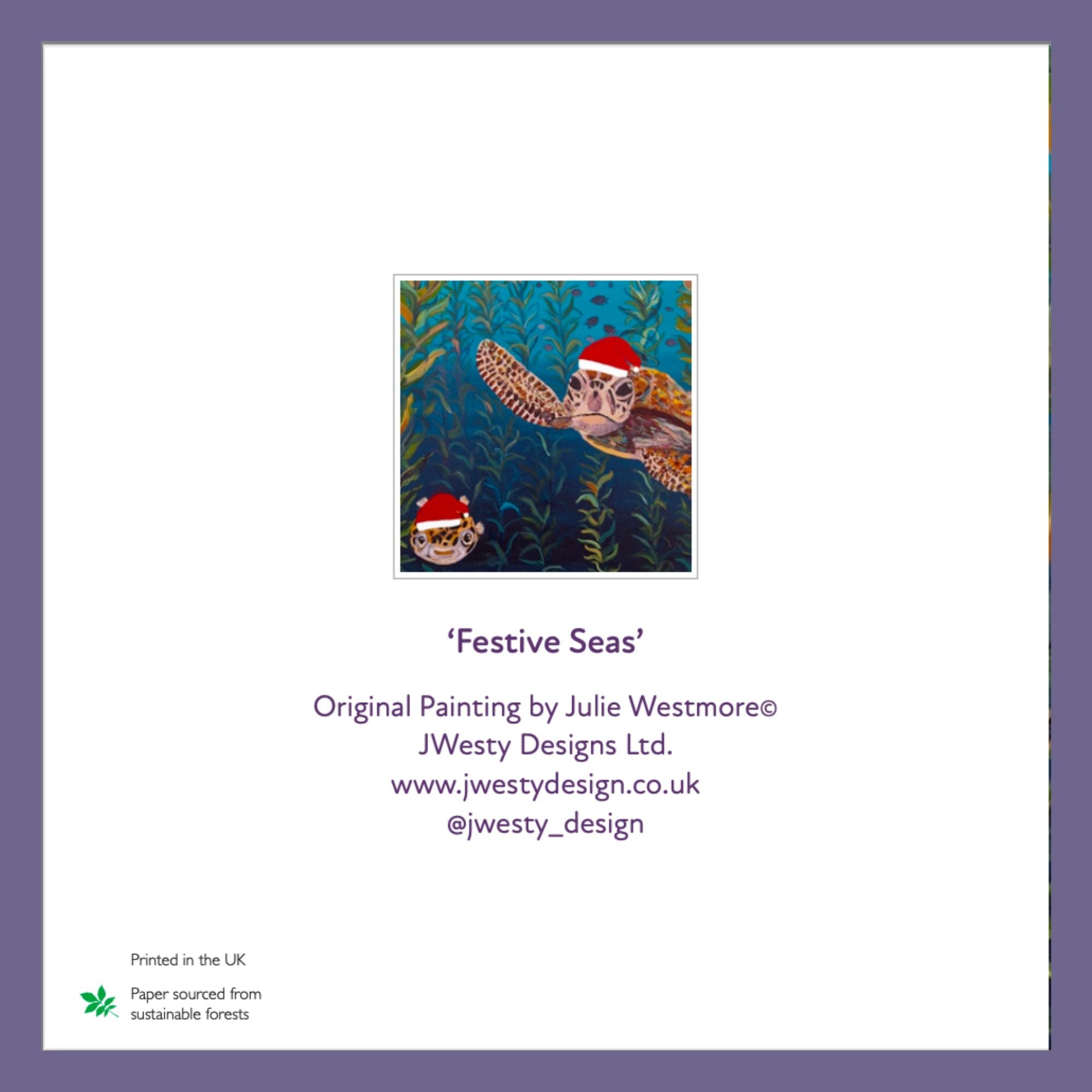 Festive Seas Greetings Card