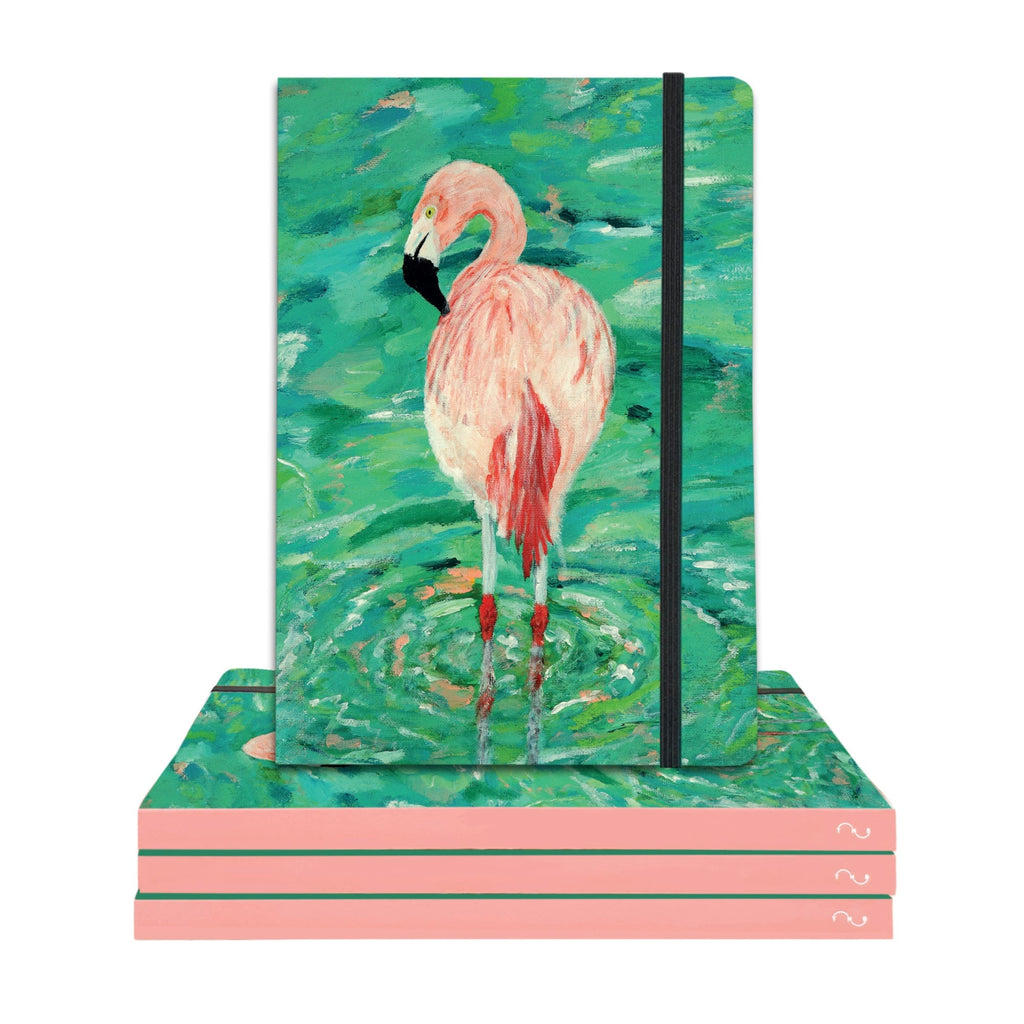 Flamingo A5 Notebook (Lined Paper)