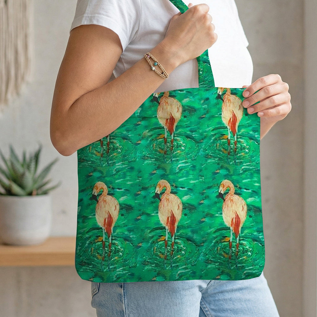 Flamingo Canvas Tote