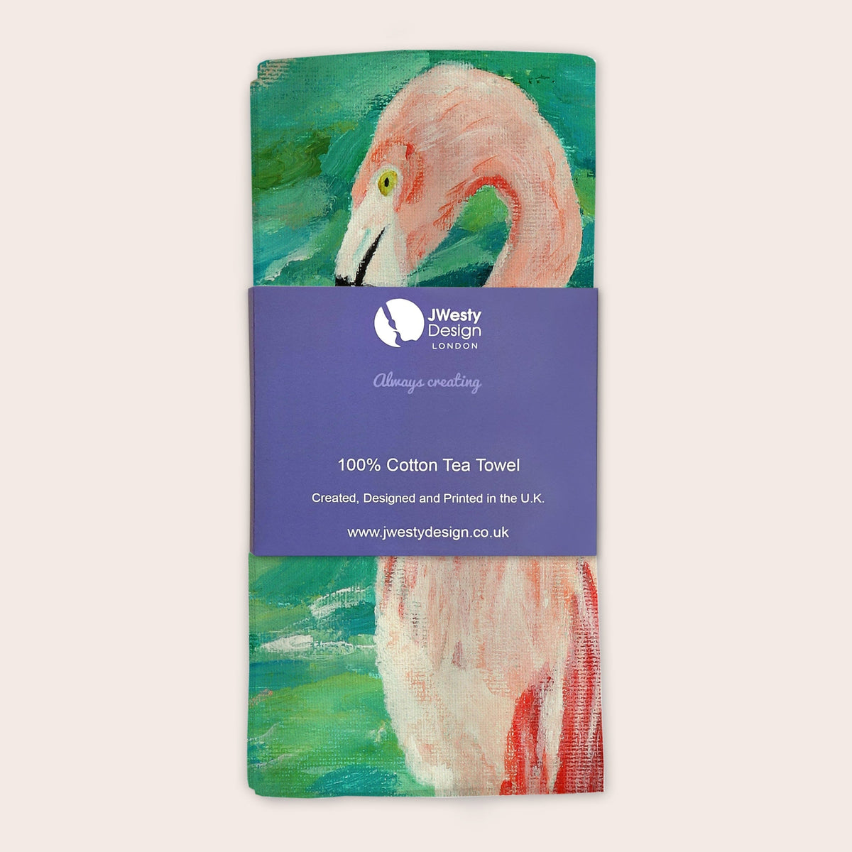 Flamingo XL Tea Towel