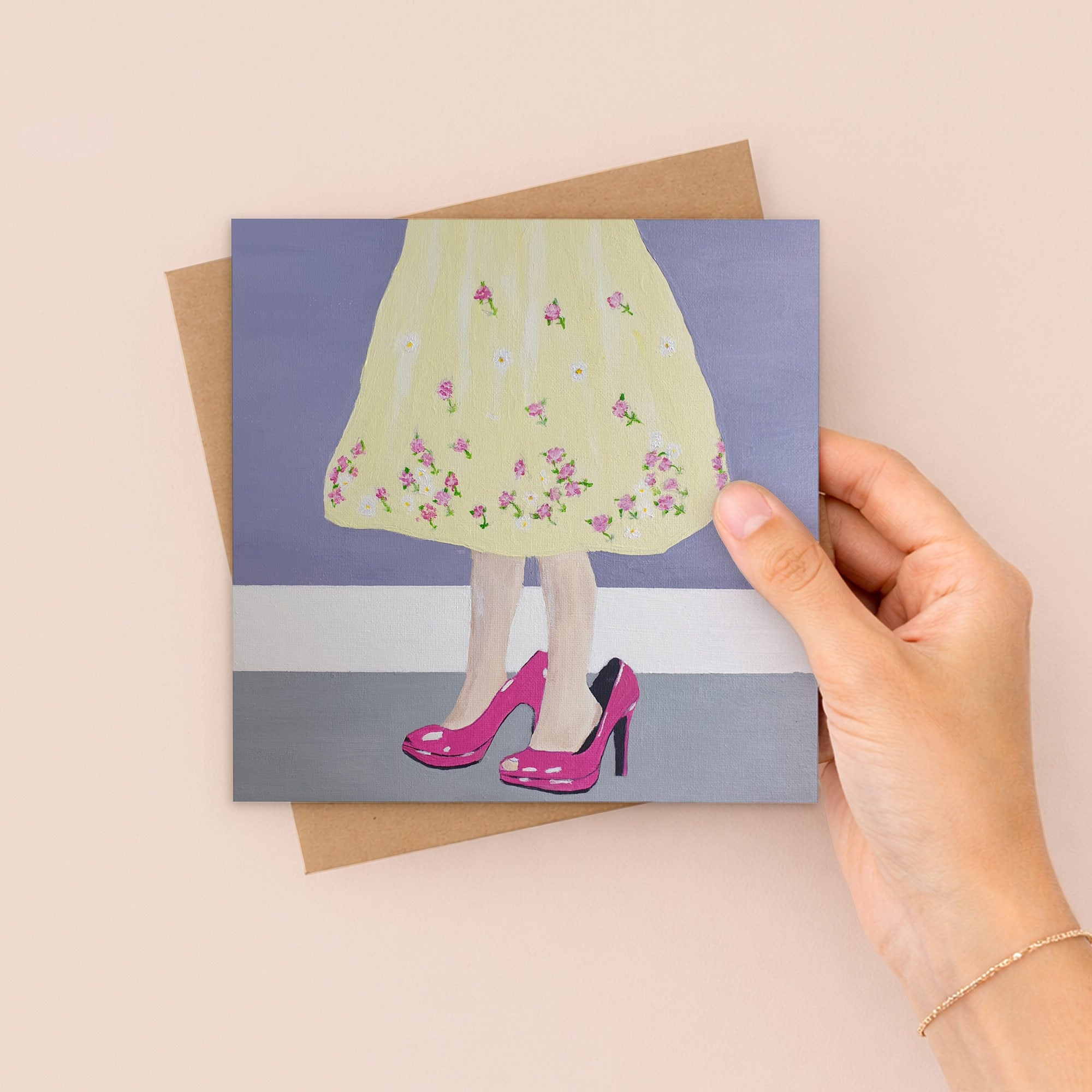 Flower Girl Greetings Card