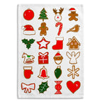 Gingerbread Festive Christmas Tea Towel