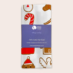 Gingerbread Festive Christmas Tea Towel
