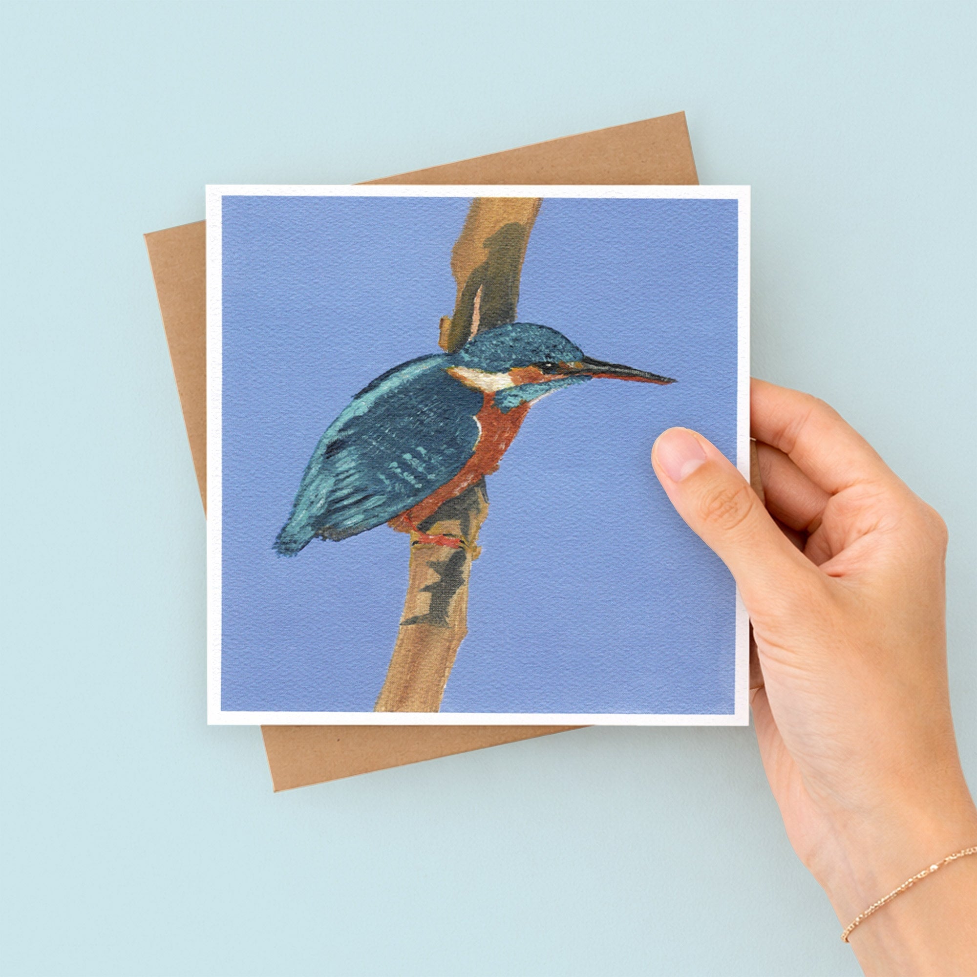 Kingfisher Greetings Card