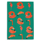 Large Flamingo Tea Towel