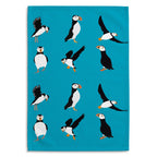 Large Puffin Tea Towel
