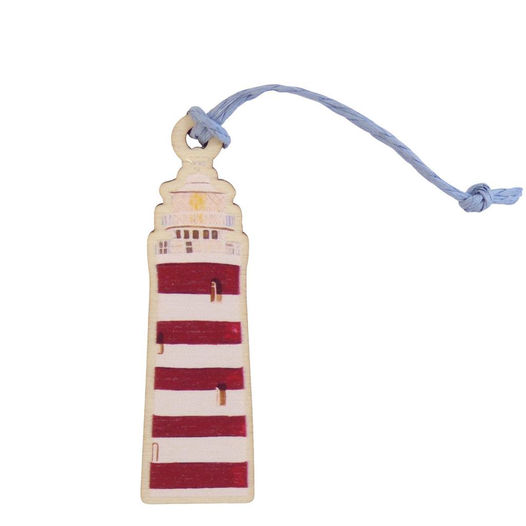 Lighthouse Wooden Ornament
