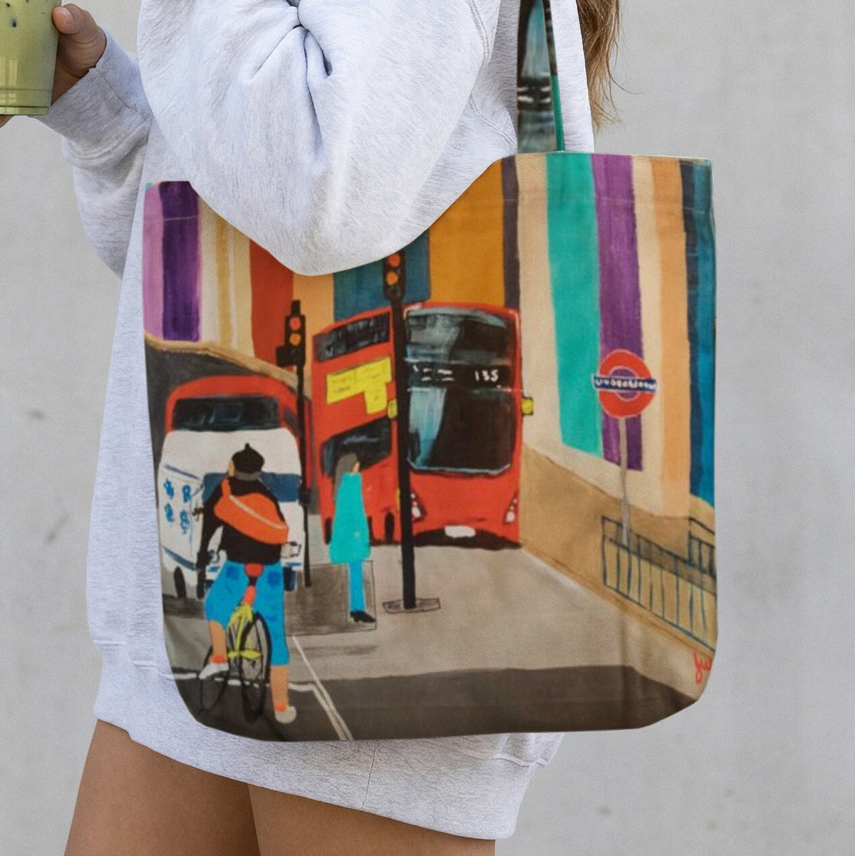 London Bus Tote Bag