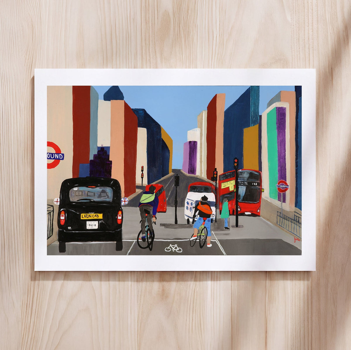 London Cityscape Art Print