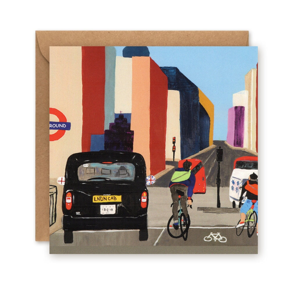 London Cityscape Greetings Card