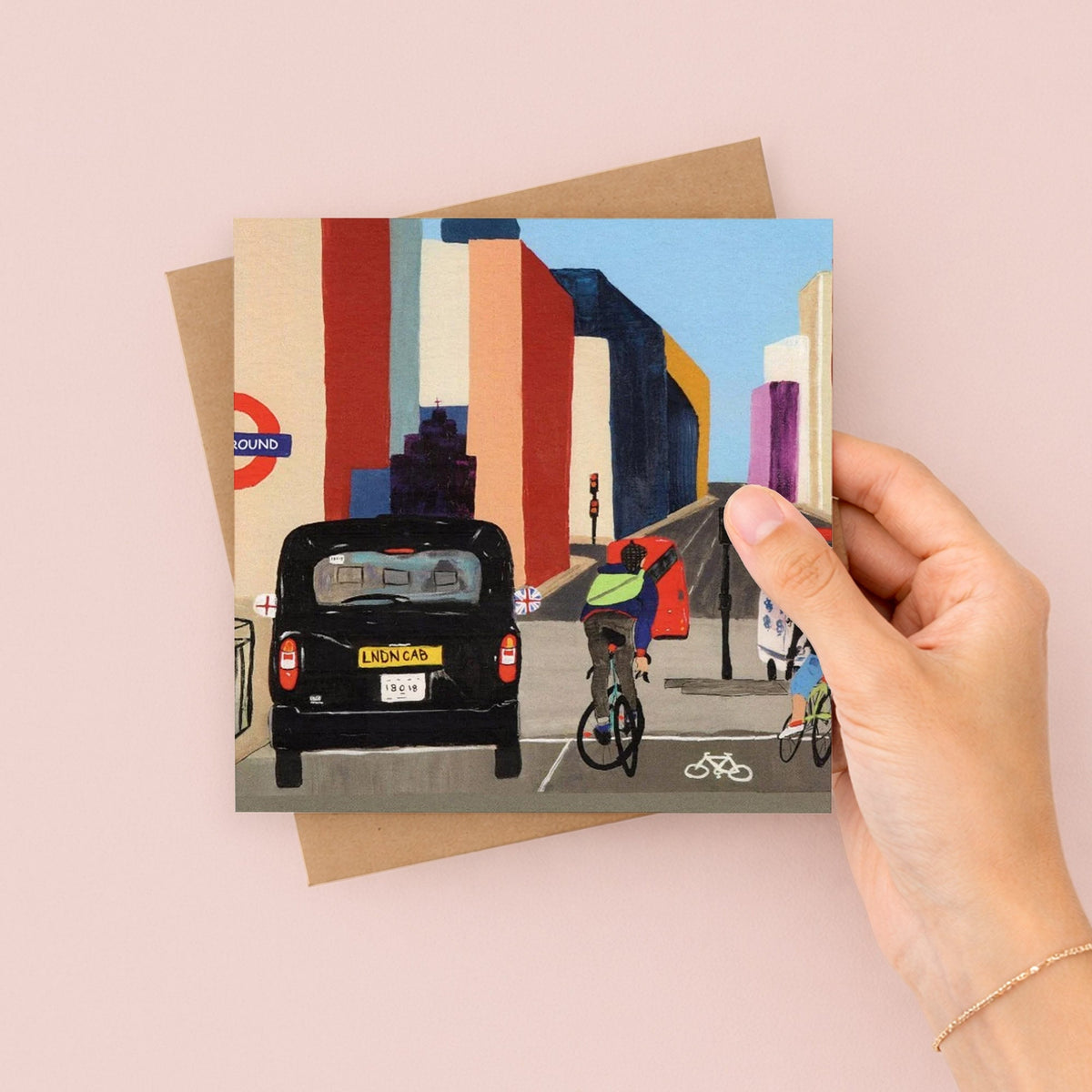 London Cityscape Greetings Card