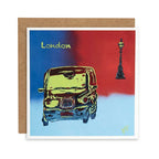 London Taxi Greetings Card